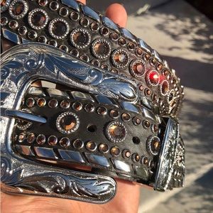 Kippy mice brown and silver belt